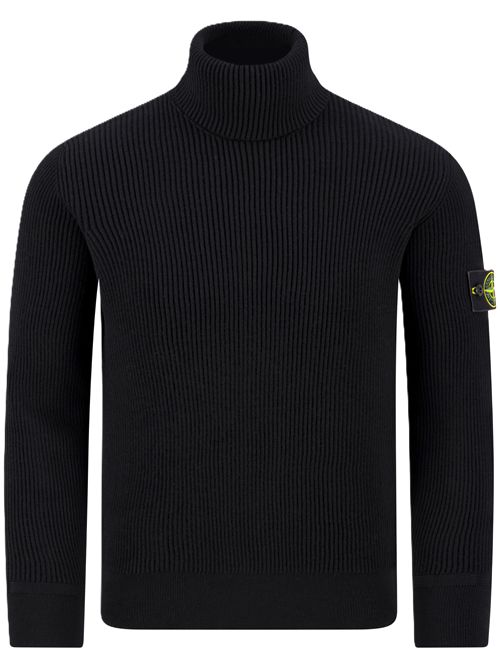 Stone Island roundneck pullover nero Stone Island | L2S15 5100052 S00C2V0029 BLACK